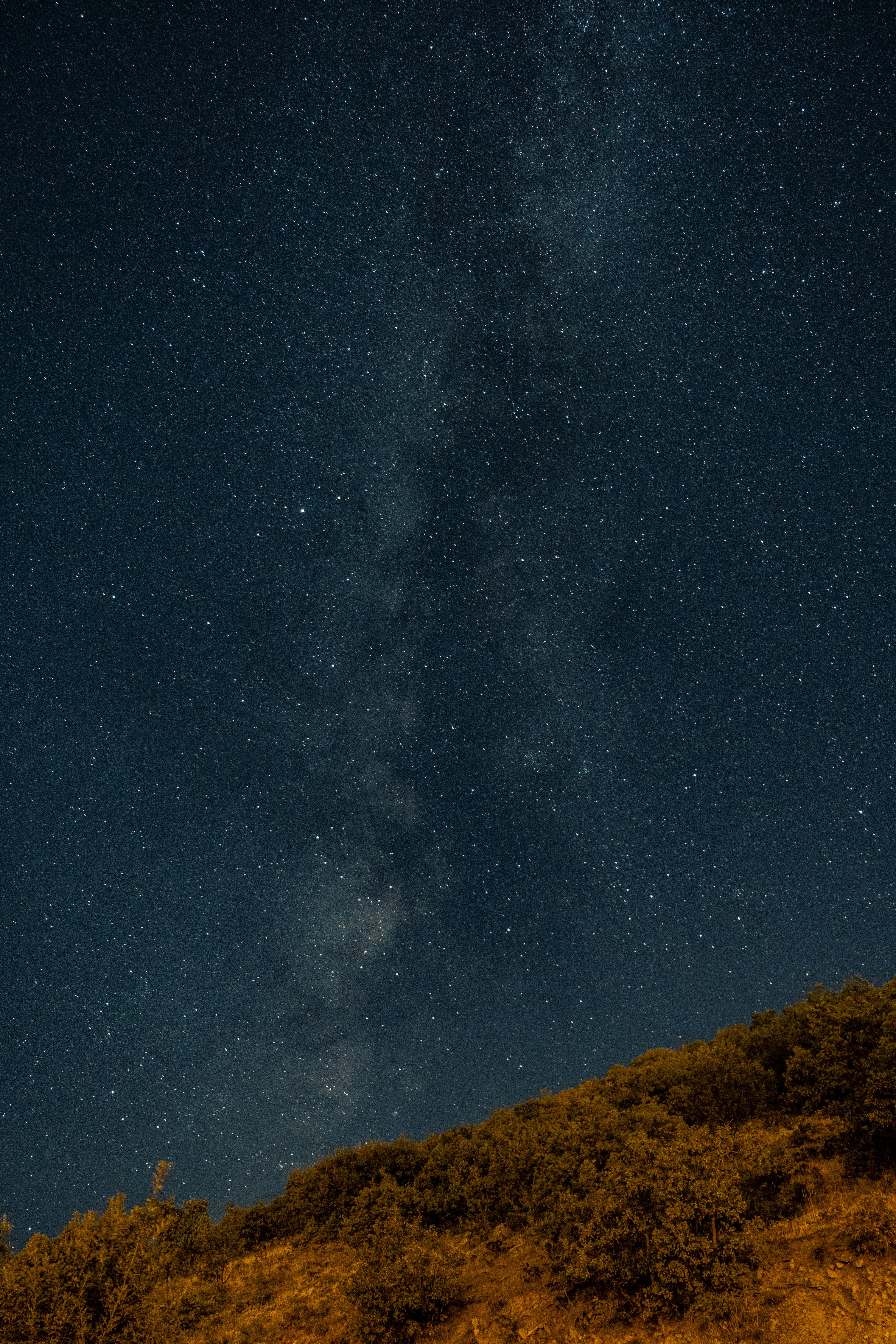 long exposure stars milky way