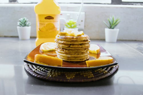 Free Close-Up Photo Of Pancakes Stock Photo