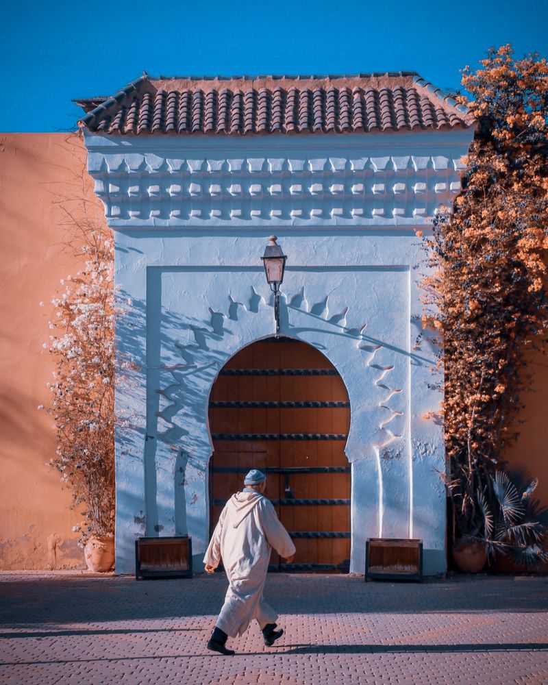People in Marrakech Morocco