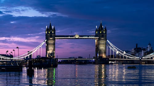 Photo of Bridge During Daybreak