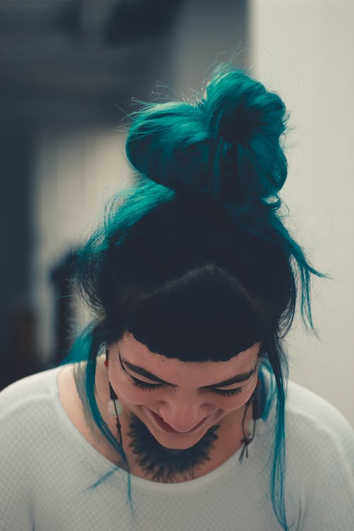 Photo Of Woman With Indigo Colored Hair