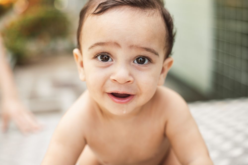 Bebé sonriendo