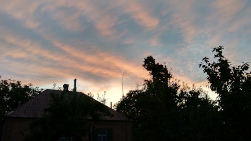 Kostenloses Stock Foto zu blauer himmel, sonnenuntergang, wunderschöner sonnenuntergang