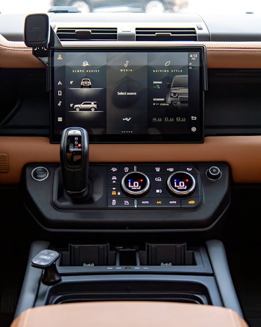 Screenshot | Infotainment system main screen | Showing key features