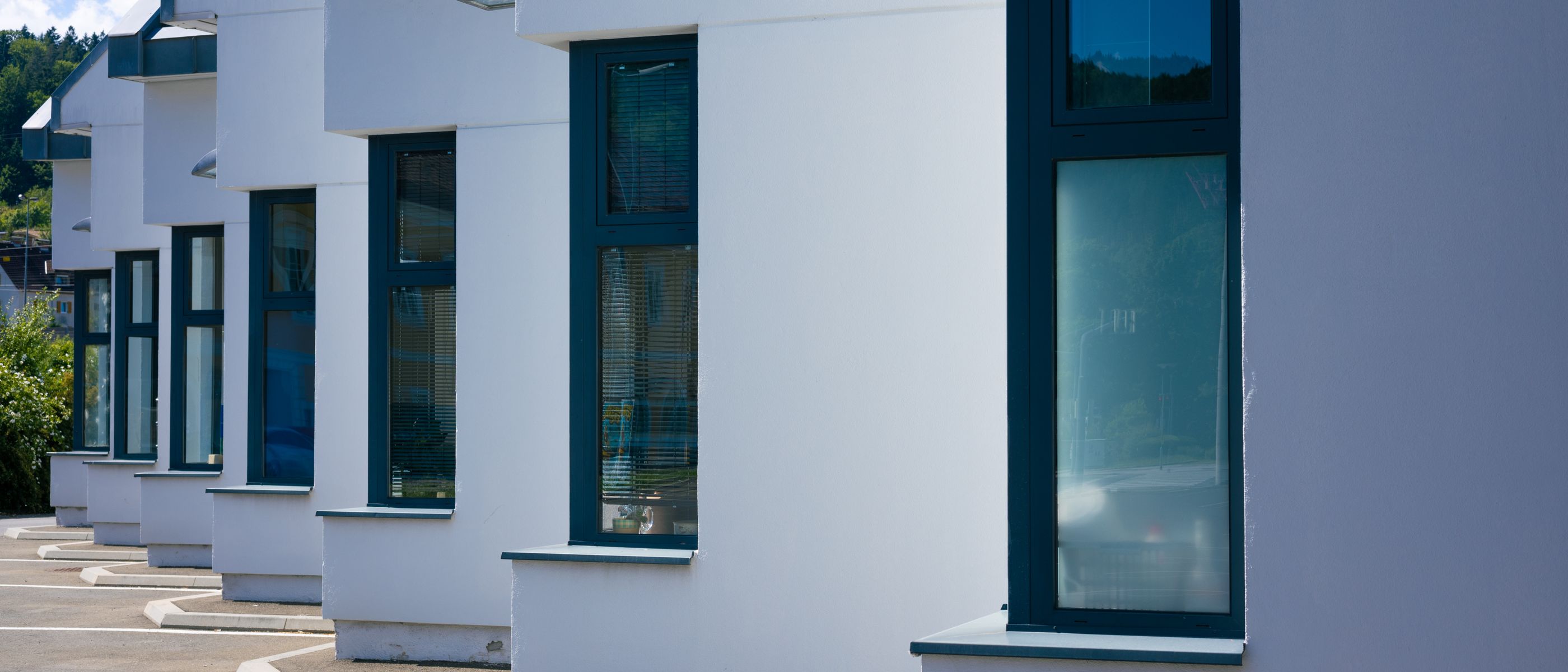 Commercial Decorating in Selhurst — a decorator at work mid-project