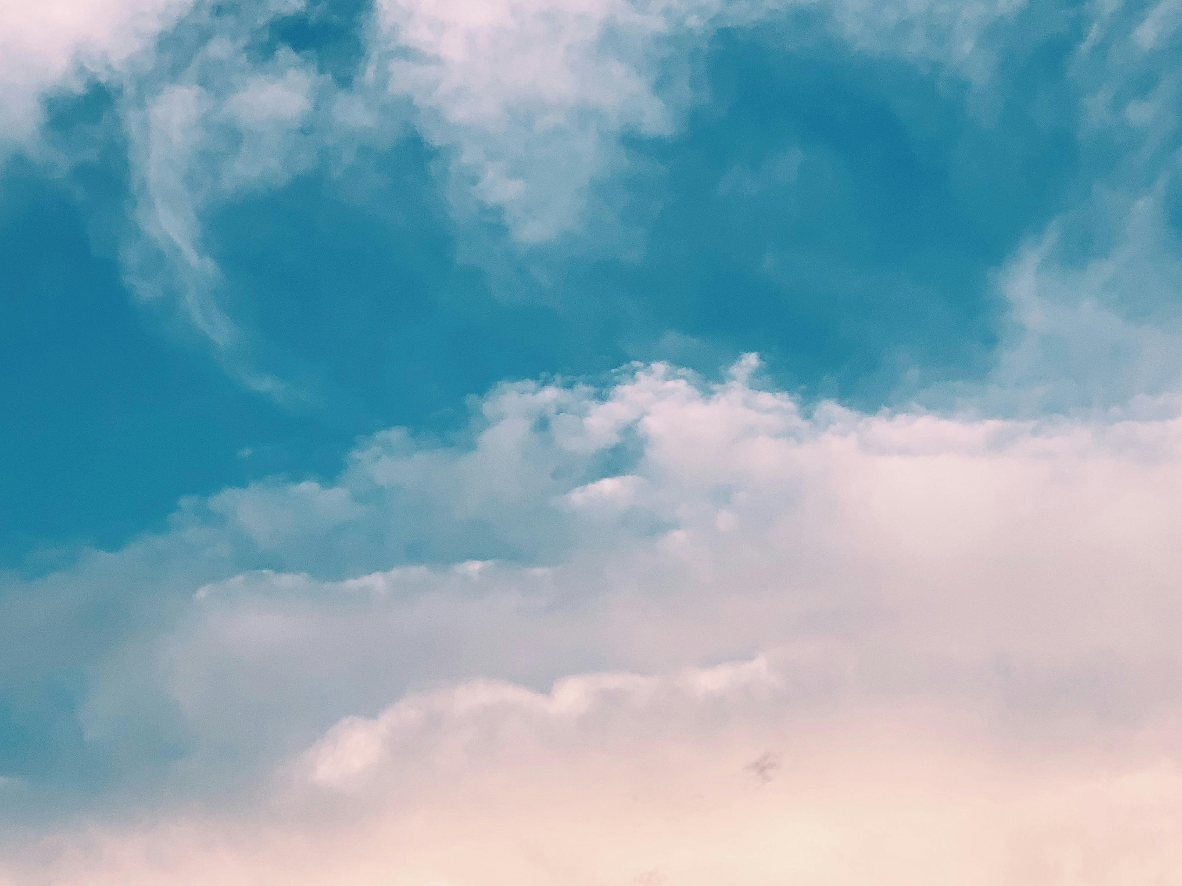 Free stock photo of aesthetics, blue, blue sky
