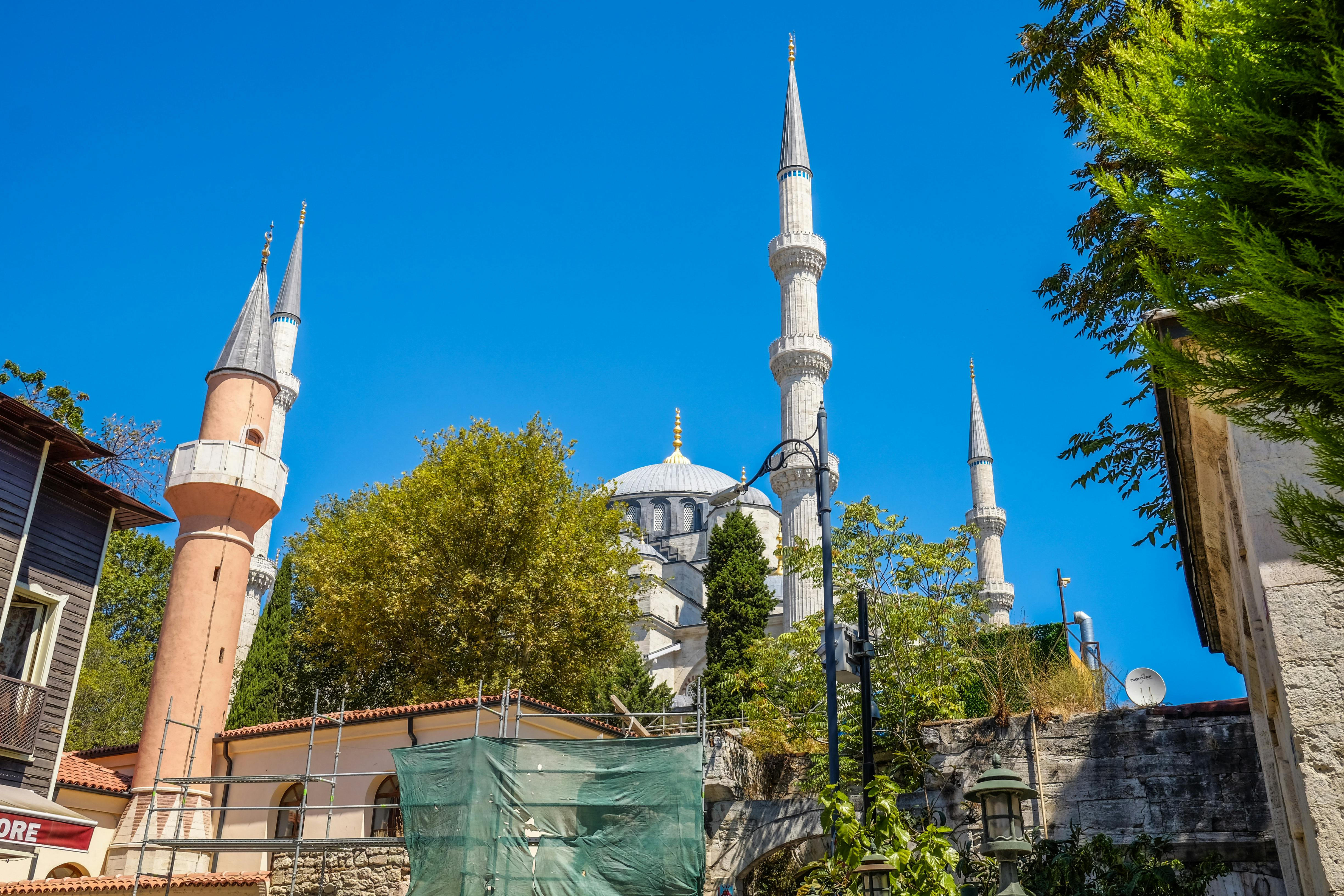 the blue mosque in istanbul turkey