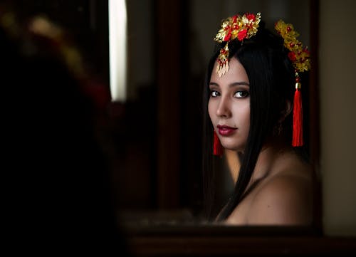 Photo Of Woman Wearing Traditional Head Wear