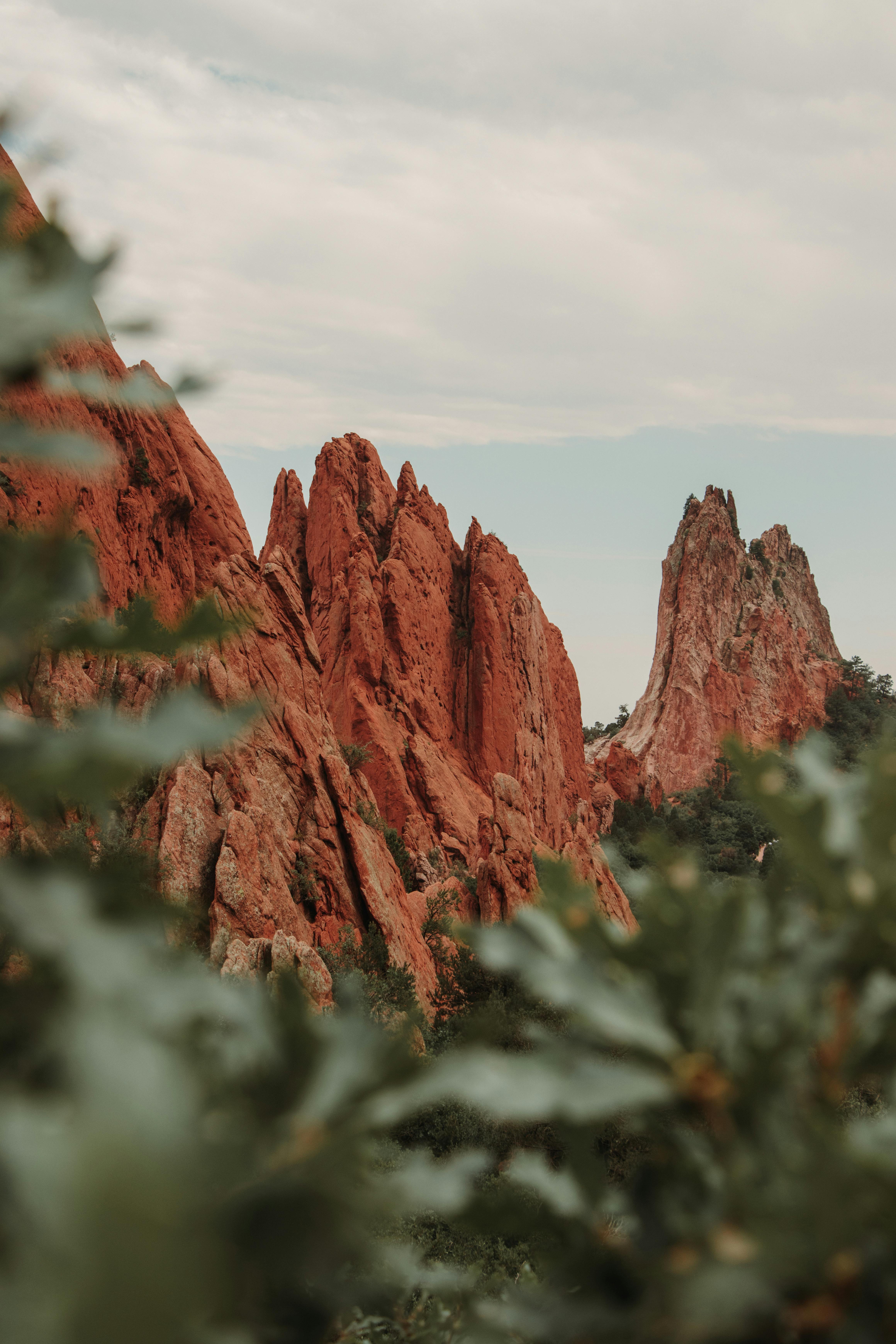 the red rocks of garden of the gods