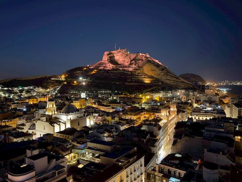 Free la noche d'Alacant Stock Photo