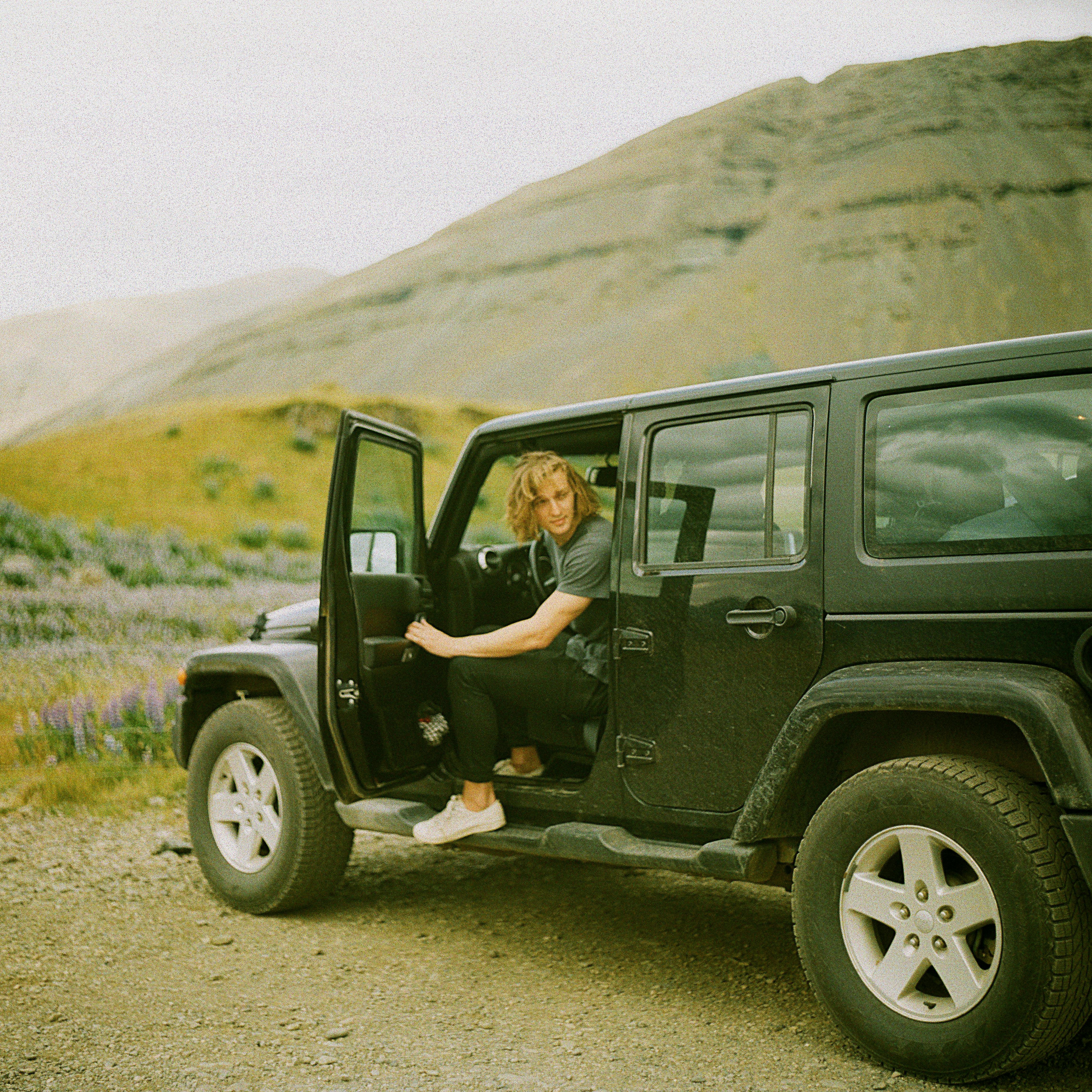 Man in Black Suv