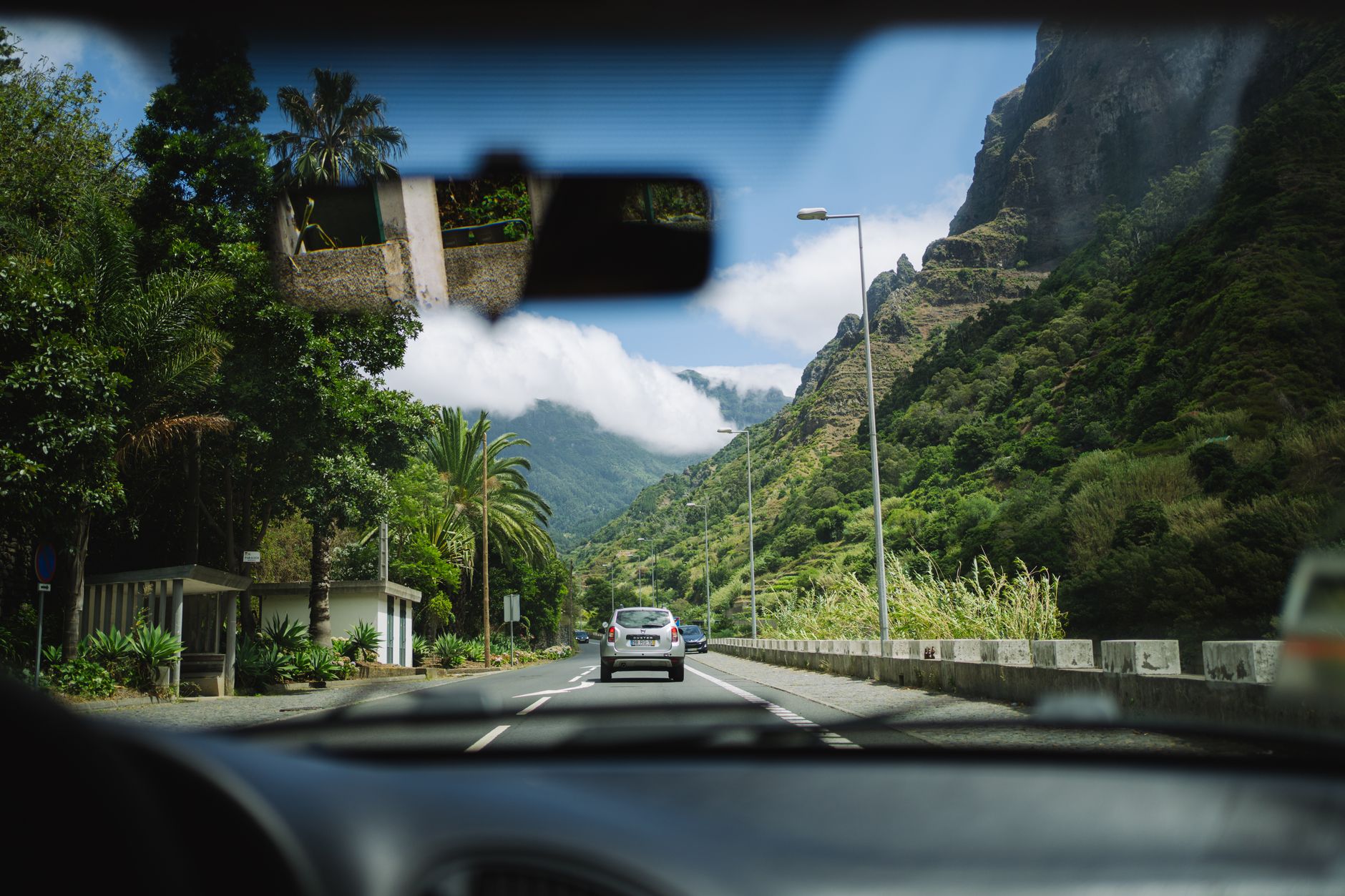 Car dashboard camera view — Juridico