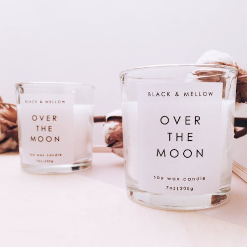 Black & Mellow Soy Wax Candle