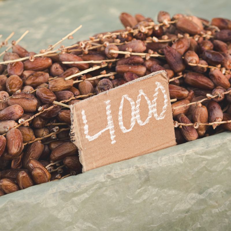 Tunisian Stuffed Dates with Almond Paste