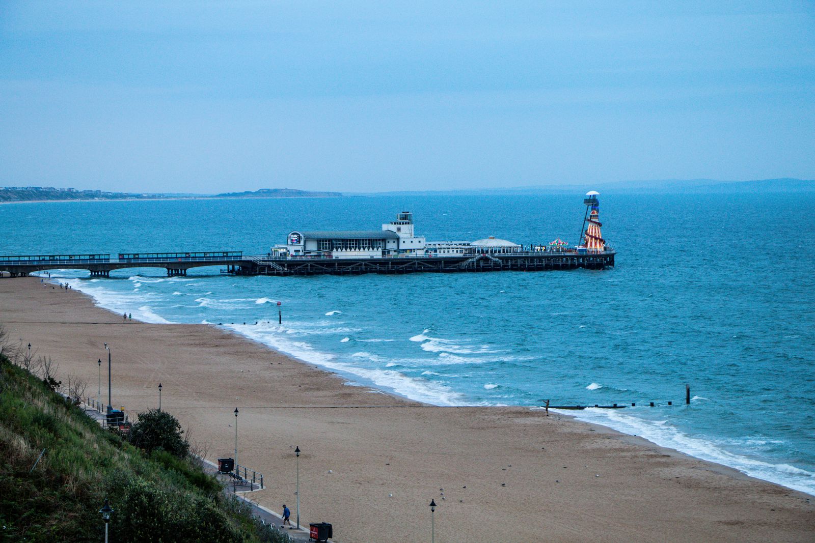 Bournemouth beach and pier
