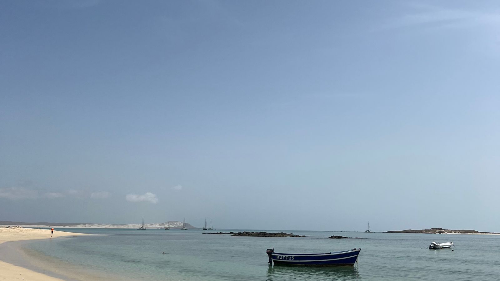 Praia em Cabo Verde.
