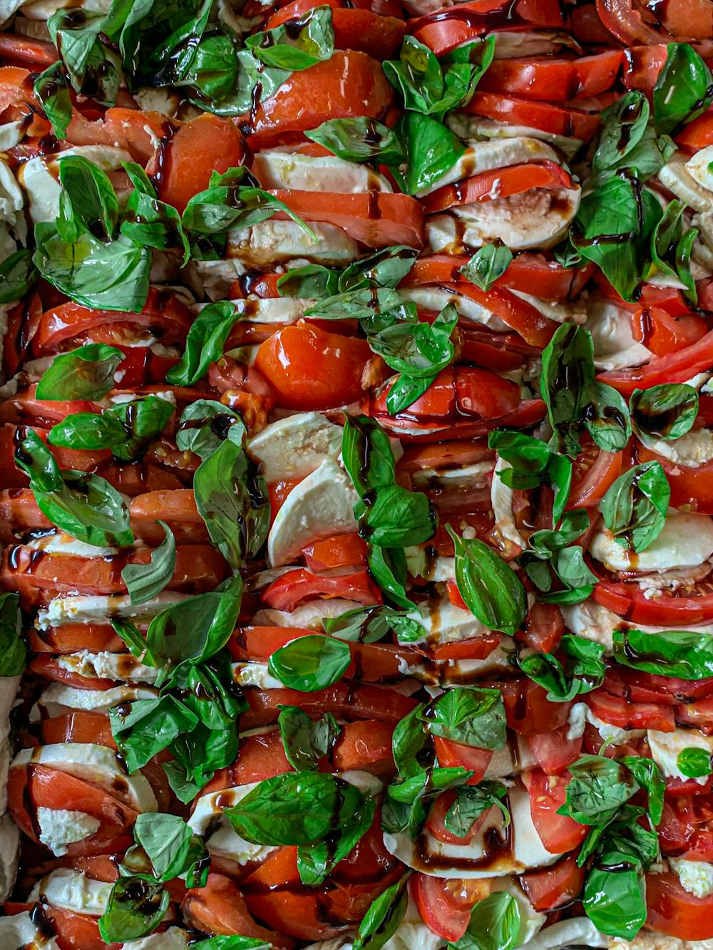 Caprese Skewers with Balsamic Drizzle