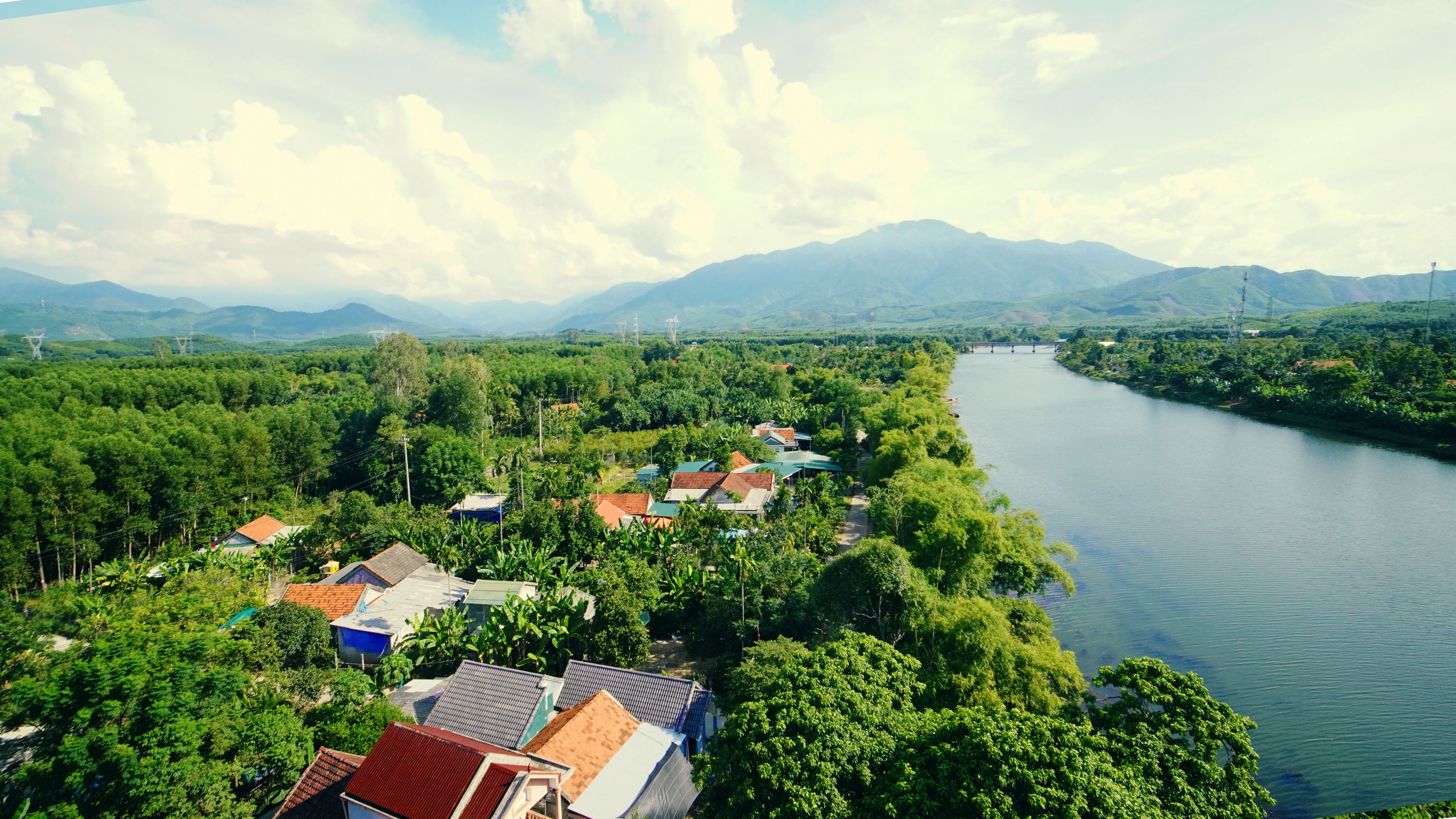 A block-built forest valley waiting to be explored