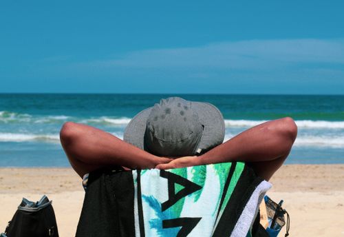 Free stock photo of beach, birds, blue Stock Photo