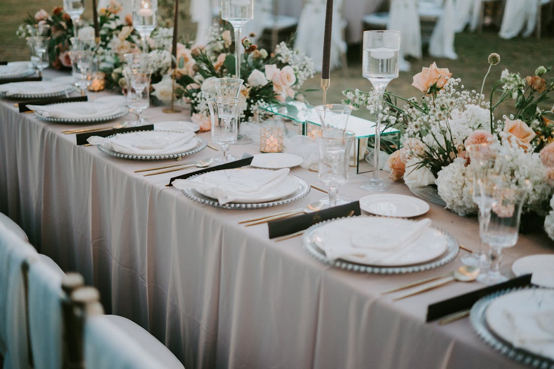 Free Photo Of Table Setting During Daytime Stock Photo