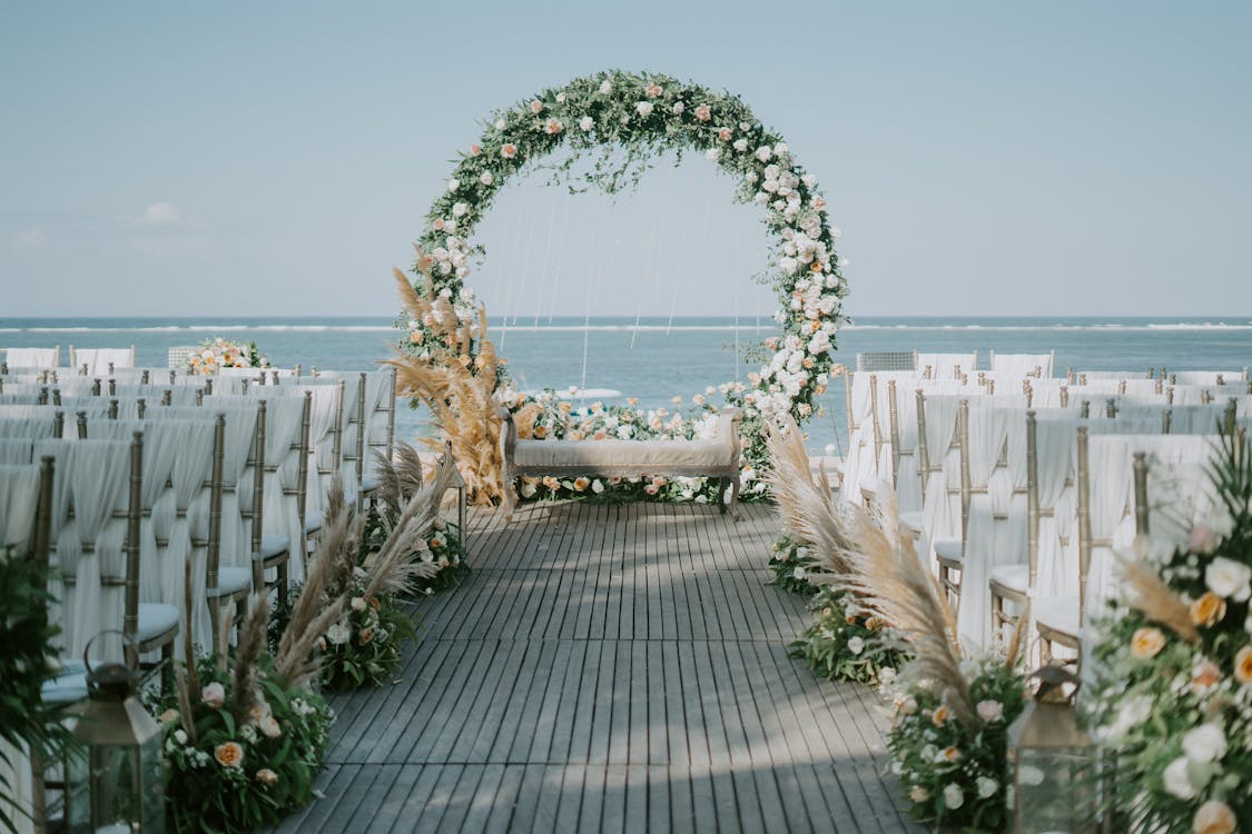 Free Photo Of Floral Arch During Daytime Stock Photo