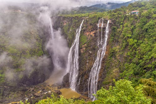 Scenic Photo Of Falls During daytime