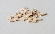 Pile of Scrabble Pieces
