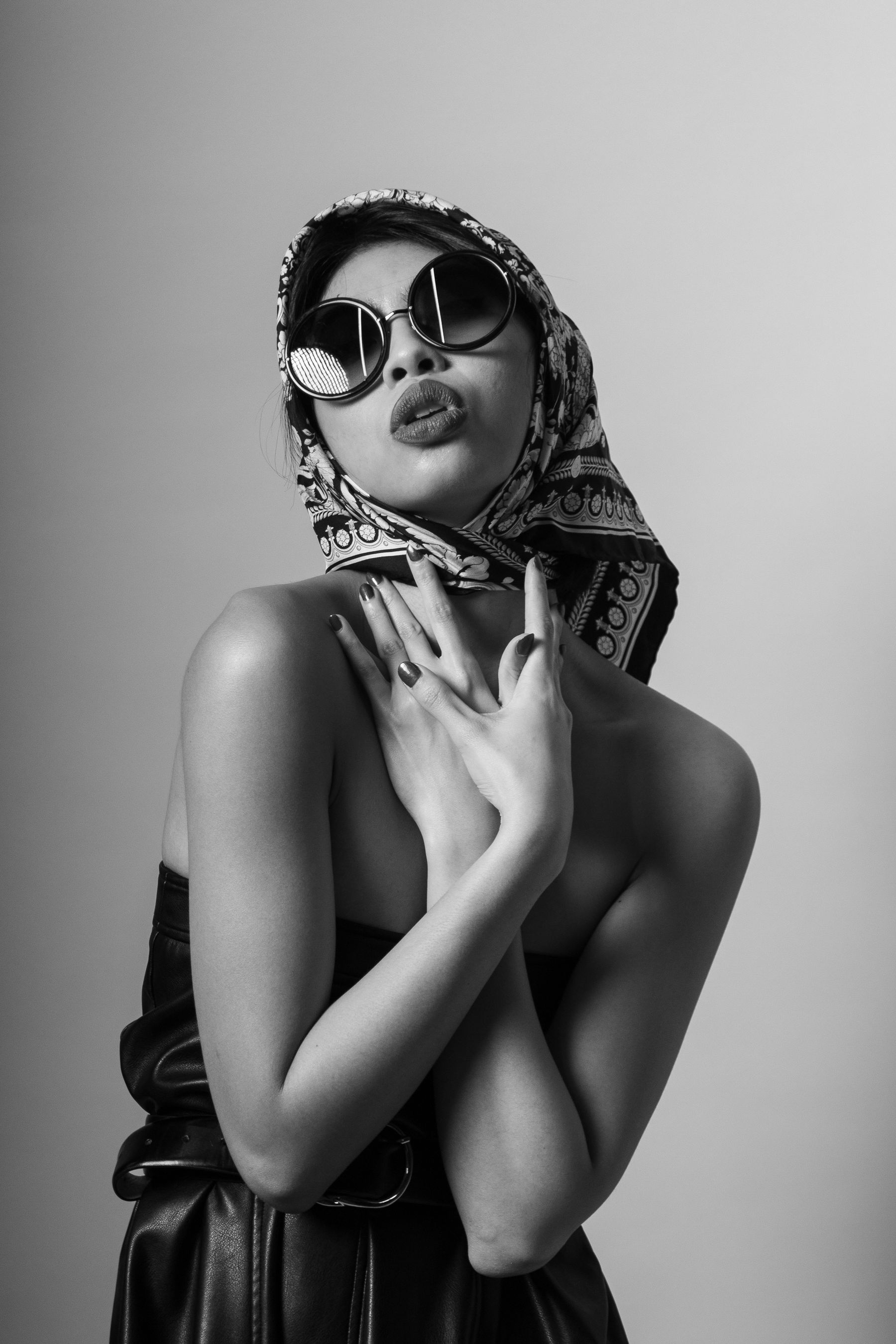 Fashion editorial portrait