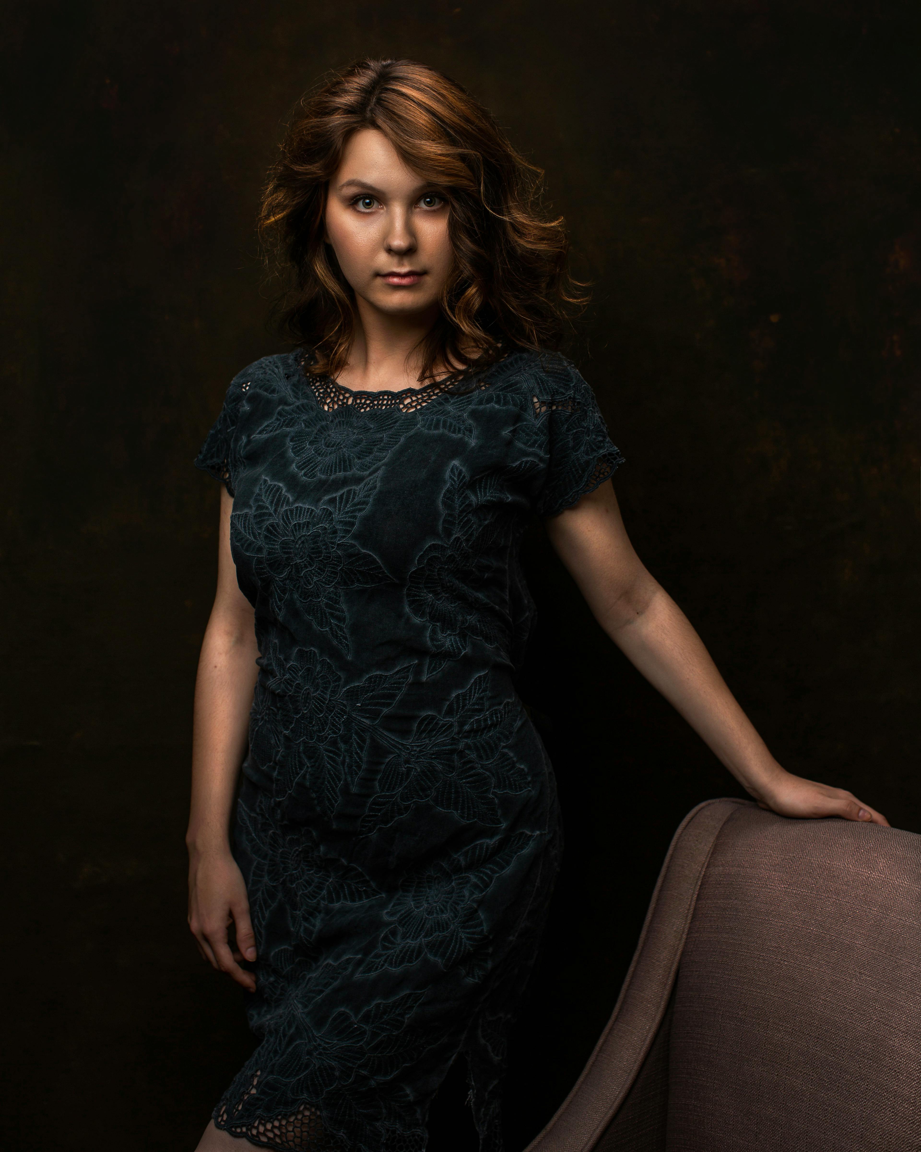 Gratis Fotografi Close Up Blus Bunga Biru Wanita Foto Stok