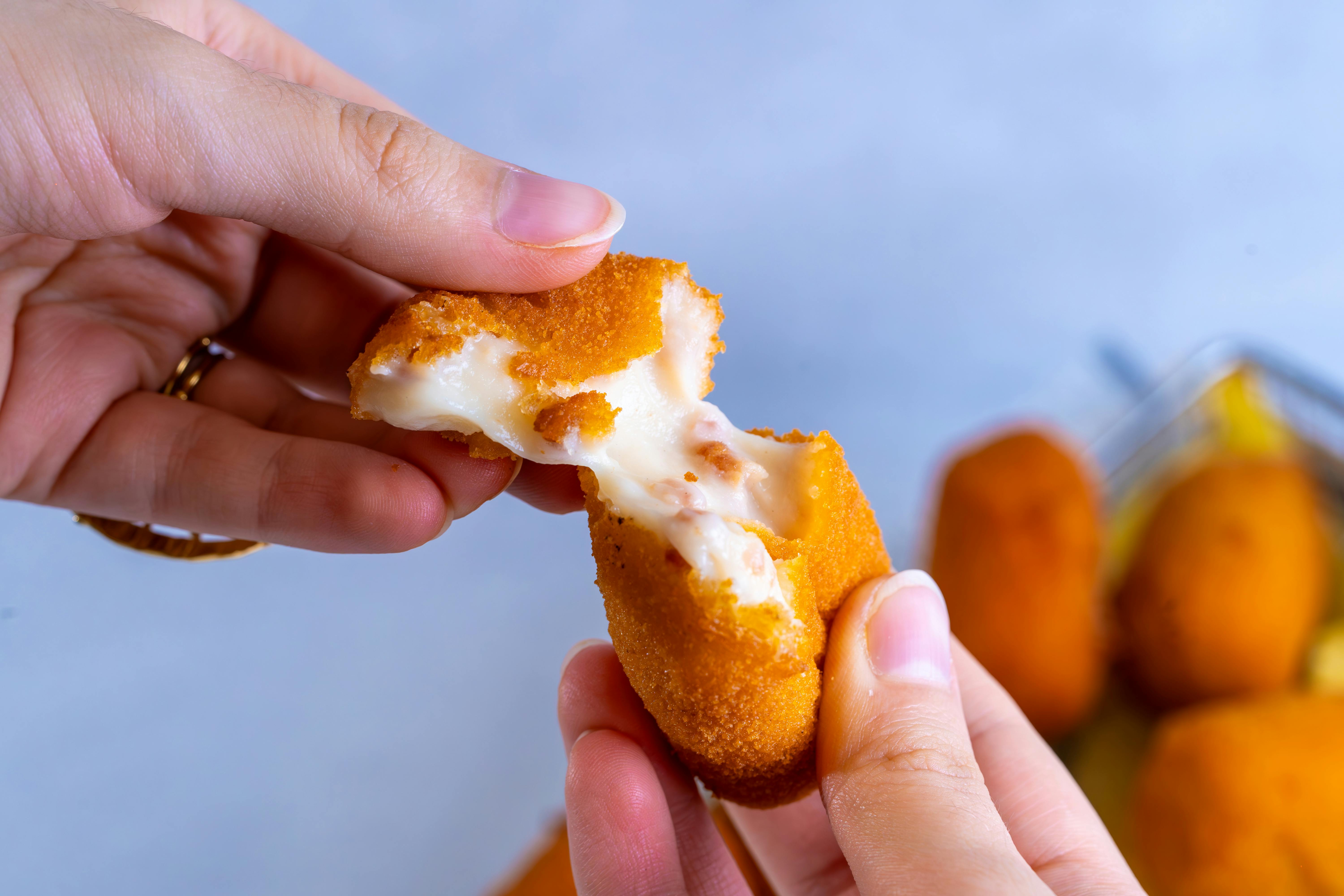 Croquetas caseras de jamón en freidora de aire