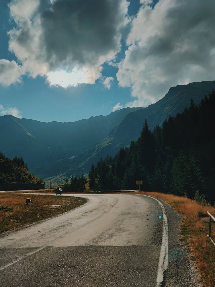 Road Near Mountains