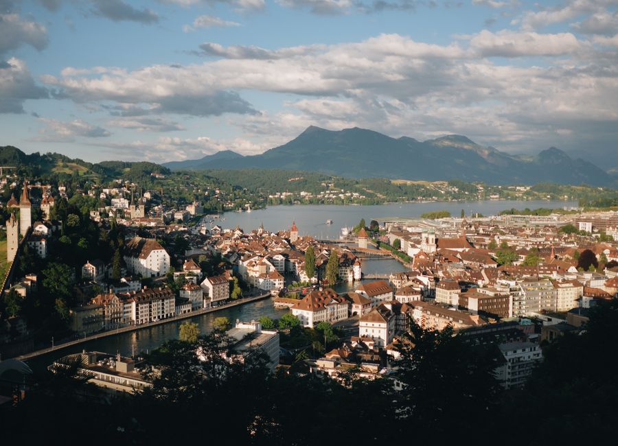 Lucerne, Switzerland — streets and everyday scenes · stay connected with a Lucerne eSIM from My Holiday SIM