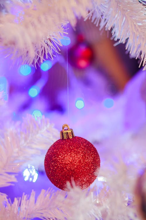 Free Red Christmas Bauble Stock Photo