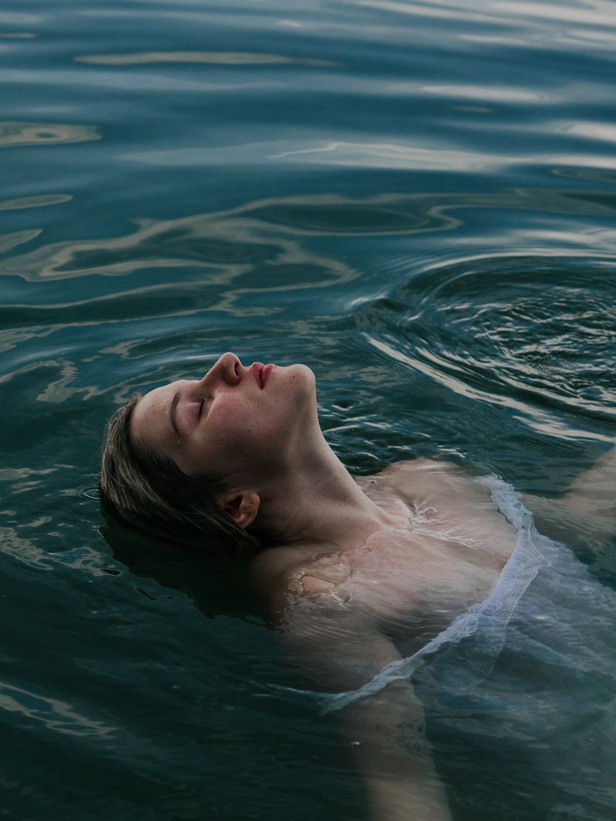 Calm water surface