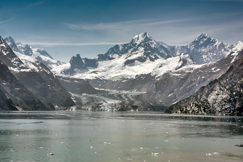 Foto profissional grátis de geleira, glaciar margerie, montanhas