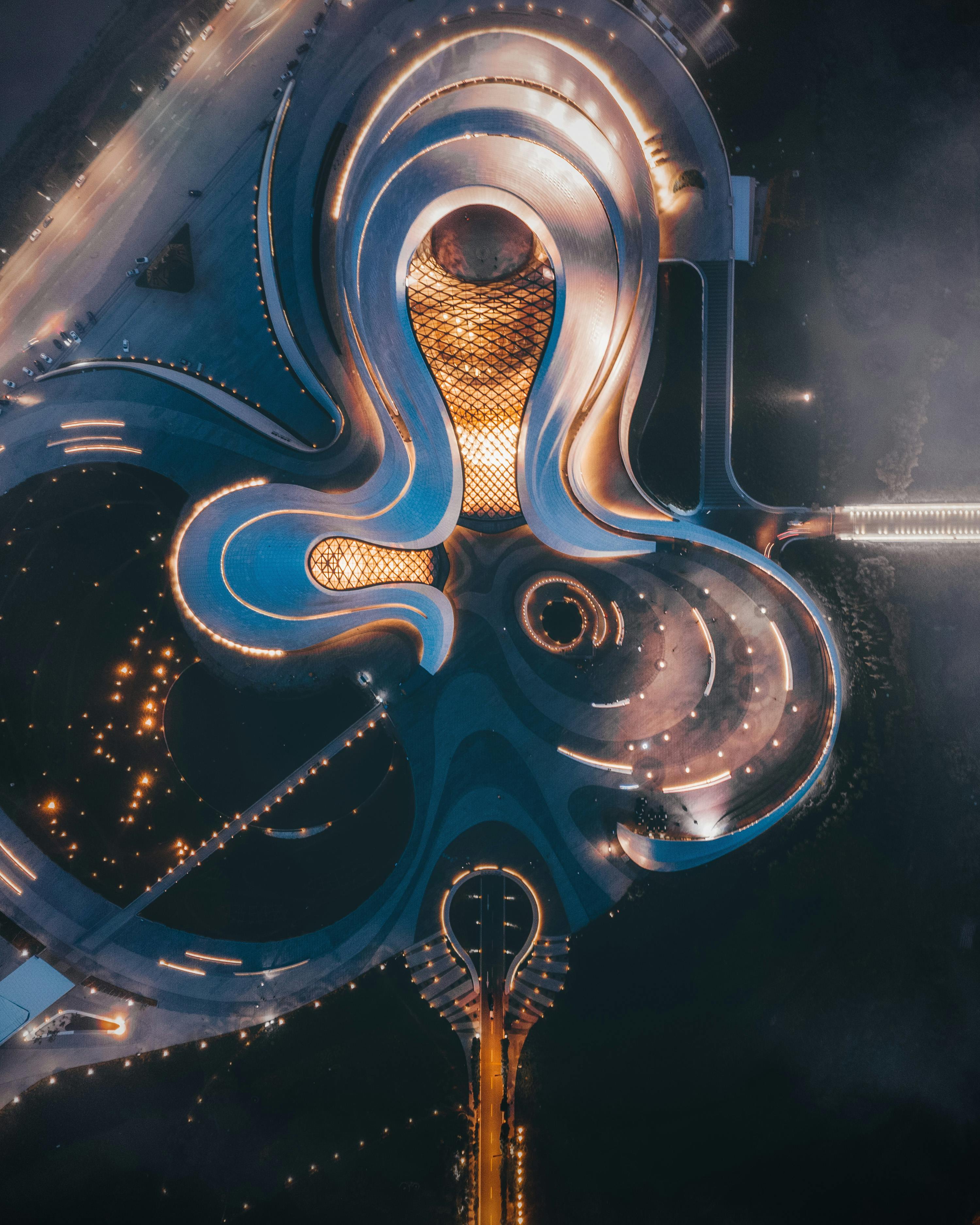 Aerial Shot Of A Building · Free Stock Photo