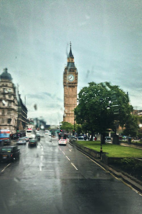 Brown Clock Tower