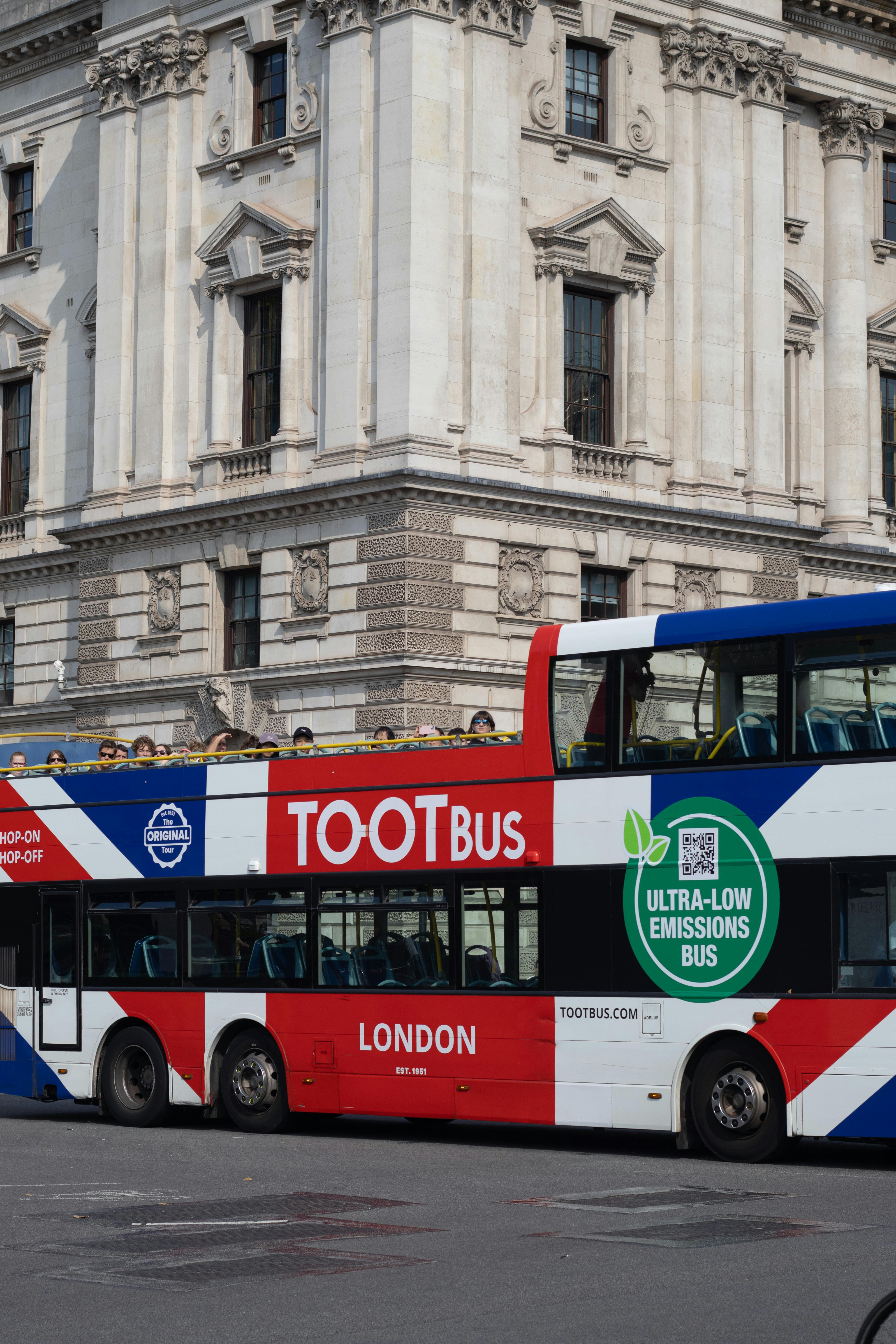 輸入雑貨 置物 ロンドンバス ブリキ ミニカー London Bus 二階