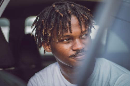 Free Photo Of Man Wearing White Shirt Stock Photo