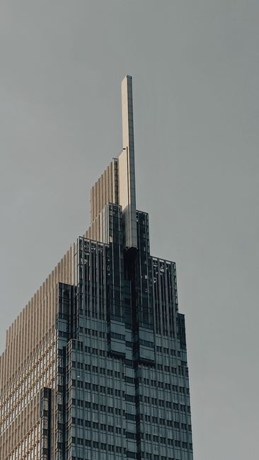 A striking view of a modern skyscraper in Ho Chi Minh City, Vietnam, highlighting urban architecture.