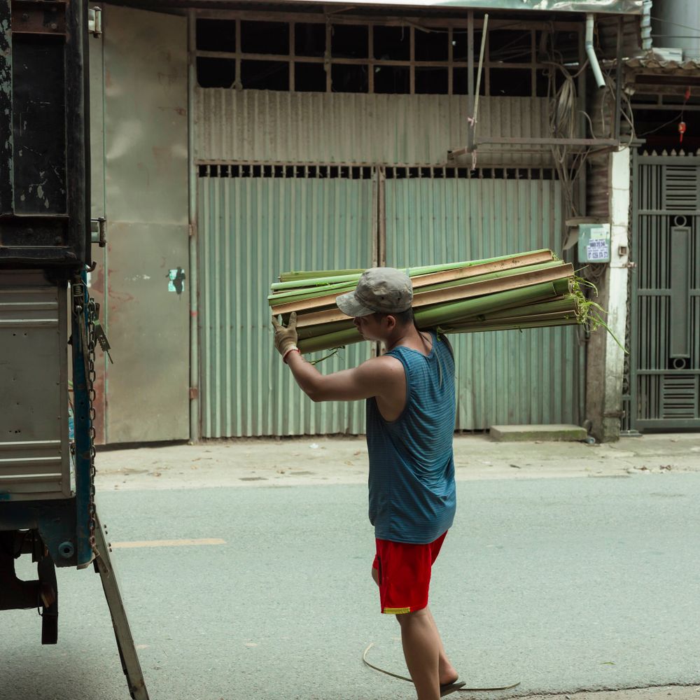 Full Sutton — man and van team loading a removal van