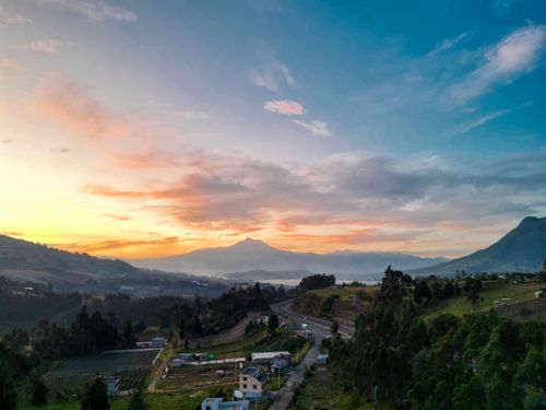 Free Atardecer en la Provincia de Imbabura Stock Photo