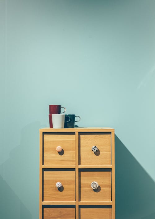 Brown Wooden Dresser