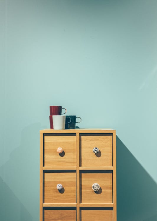 Free Brown Wooden Dresser Stock Photo