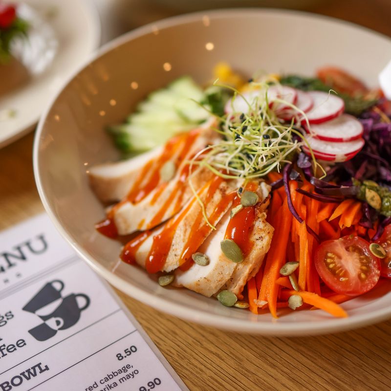 Chicken Salad with Sunflower Seeds and Carrots