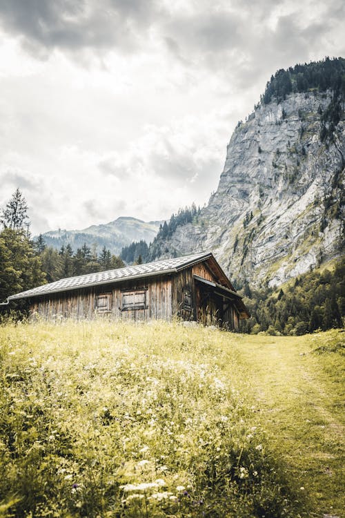 House Near Cliff