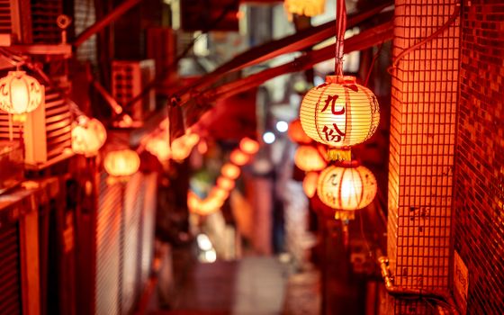 Jiufen old town with a historian — Taipei