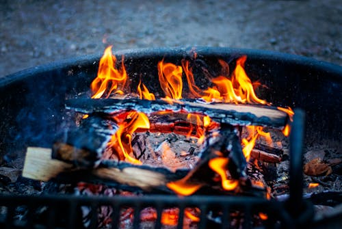 Free Firewood Burning Stock Photo