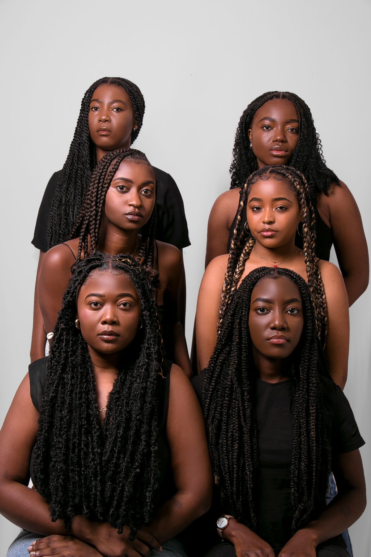 Portrait of a group of Black women, representing the women of color served by Shades of Insight Therapy
