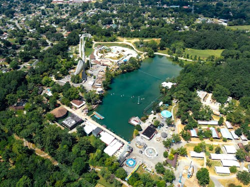 Aerial Photography Of Village